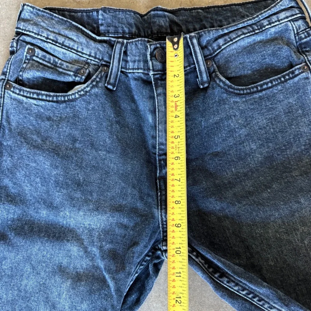 Levi's‎ 511 Slim Fit Jeans Mens 33x32 Dark Grey Acid Wash Denim